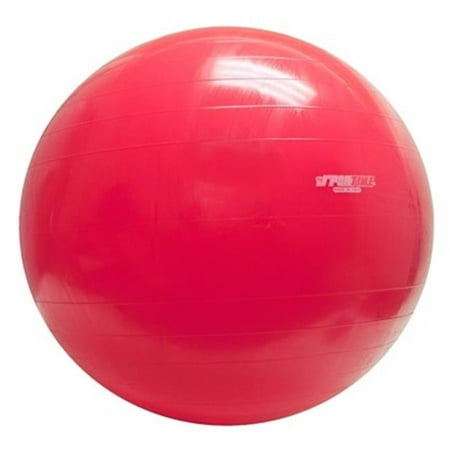 Physiogymnic Ball - 38 in. Physiogymnic Molded Vinyl Inflatable Ball, Red