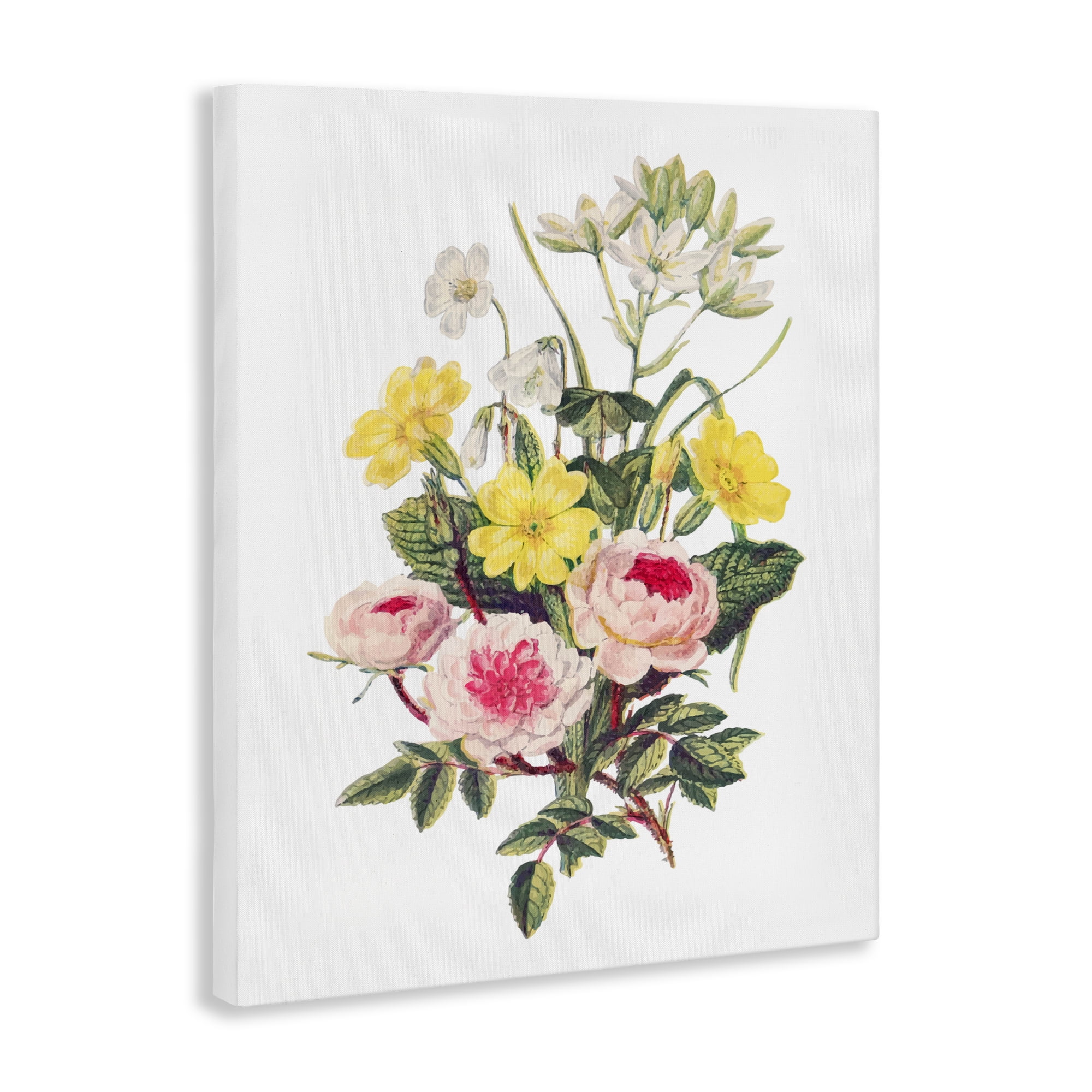 Bushel of Wild Florals Canvas Wall Art, design by Lettered and Lined