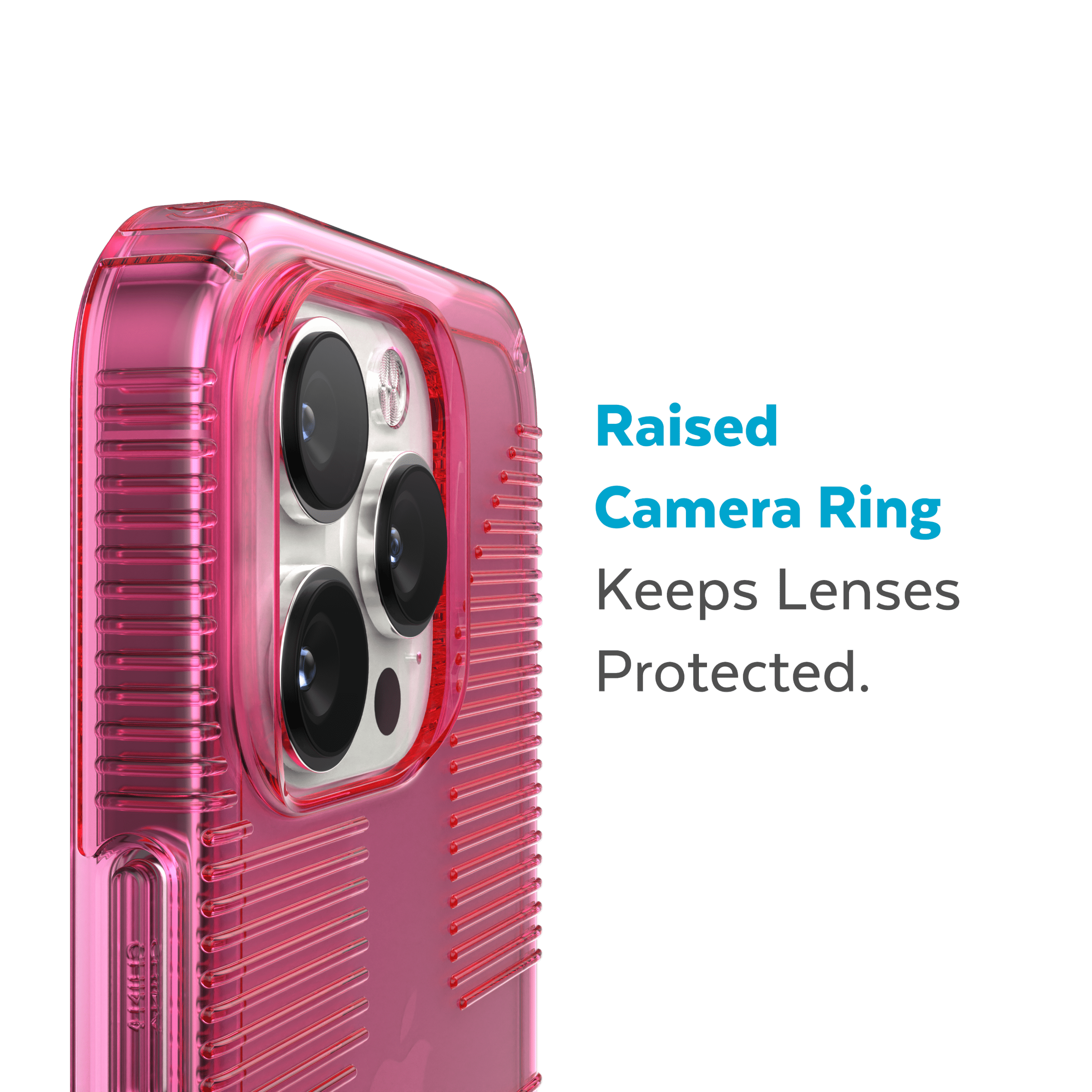 Speck GemShell Grip Anti-Scratch Slim Cell Phone Case for Apple iPhone 14 Pro Max, Dream Pink Tint