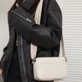thumbnail image 4 of Bolso clásico para cámara para mujer bolso cuadrado de viaje sencillo con cremallera bolso mensajero versátil, 4 of 9