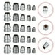 thumbnail image 4 of 25 piezas Prácticas cuña de acero redondo práctico para Axe Hammer Many Reddone Sedge, 4 of 5