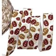 thumbnail image 1 of 10Yards Football/Softball/Volleyball/Tennis Print Fold Over Elastic 5/8inch-Printed Elastic Ribbon-Elastic Bands for Sewing-FOE Trimming for Sewing-FOE Ribbons for Craft-FOE Ribbon Decoration, 1 of 7