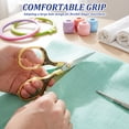 thumbnail image 6 of 18PCS Small Sewing Scissors 5 In Fabric Scissors Incisive Embroidery Vintage Crochet Scissors Set with Protective Sleeve Zinc Alloy Incisive Blade Shear for Sewing Crafting DIY Artwork, 6 of 11