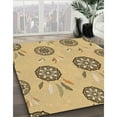 thumbnail image 3 of Ahgly Company Machine Washable Indoor Rectangle Transitional Cinnamon Brown Area Rugs, 7' x 9', 3 of 7