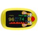 thumbnail image 1 of Monitor pediátrico amarillo del oxígeno de la sangre del oxímetro Spo2 del oxímetro del pulso de la yema del dedo de los niños de Oled, 1 of 3