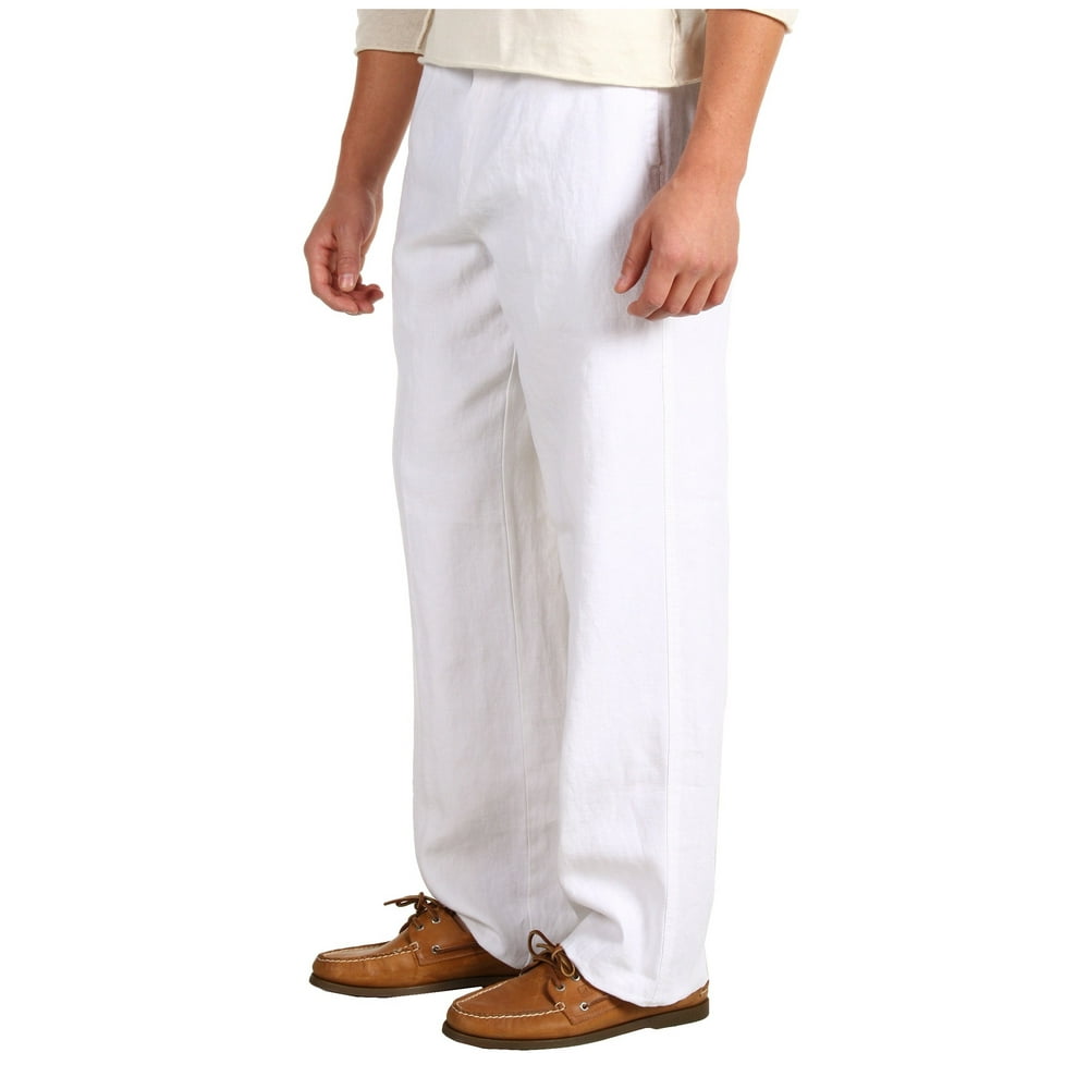 Tommy Bahama - Tommy Bahama Linen On The Beach White Drawstring Pants ...