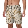 thumbnail image 2 of Balery Cartoon Poodle Dog Mens Swim Trunks Swim Shorts for Men Quick Dry Inseam Beach Shorts with Compression Liner Pocket-X-Large, 2 of 9