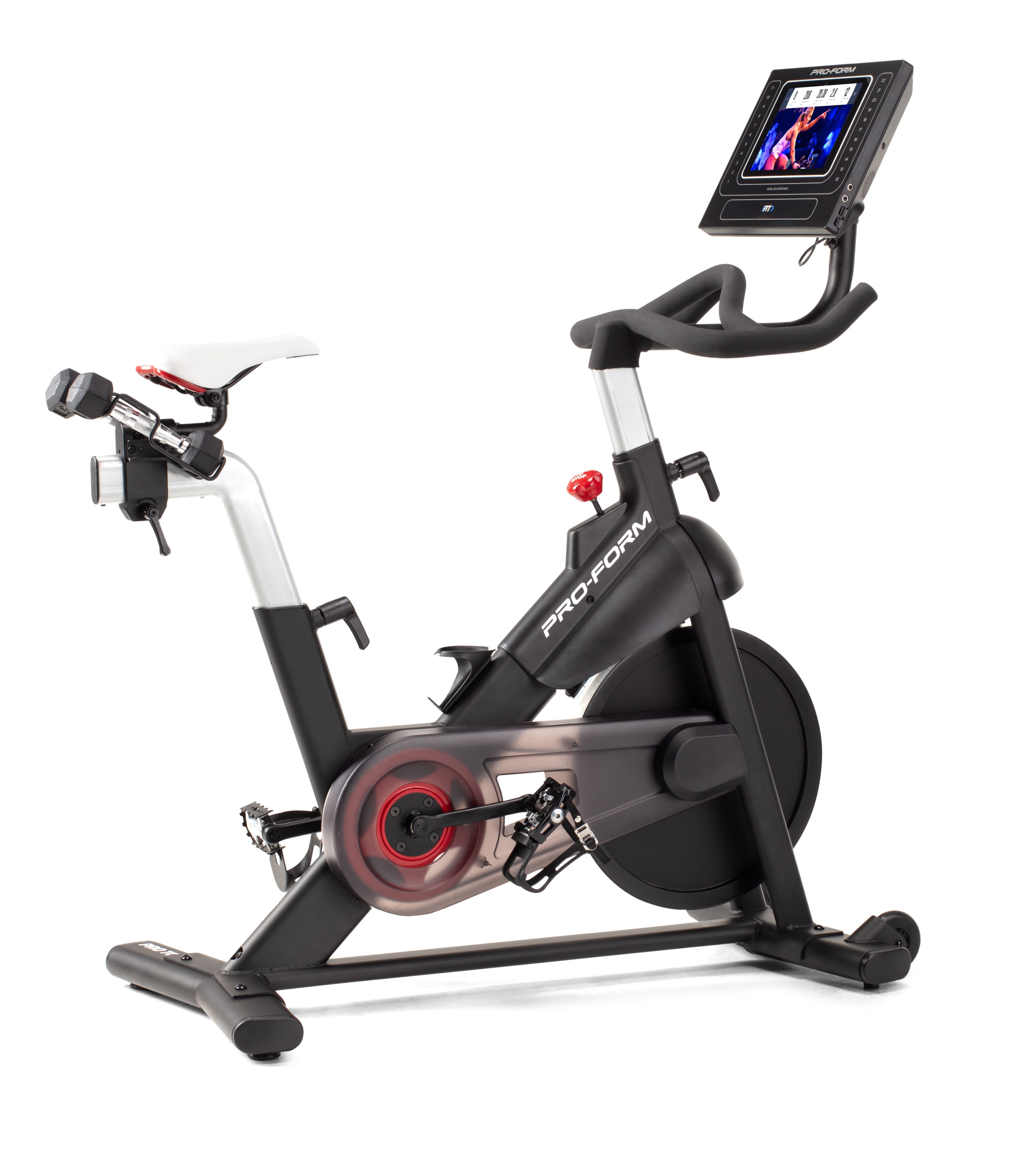 ProForm Carbon C10 Smart Upright Exercise Bike with 10 In. HD ...