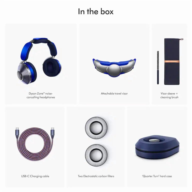 Dyson Zone noise-cancelling headphones WP01 - ULTRA BLUE - Walmart.com