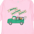 thumbnail image 4 of Inktastic Have a Very Hoppy Easter Green Bunny Truck Boys or Girls Long Sleeve Toddler T-Shirt, 4 of 5