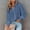 Blue, variant on SEMPAI Blouses & Tops Women Tops Long Sleeve Round Neck Plus Size Tops Casual Tops Classic Fit Loose Flowy Solid Plus Size Sweatshirts for Women Womens Hoodies Amazing Prices