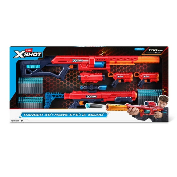 ZURU X-SHOT PRO Series Fury-X and Longshot Combo Pack