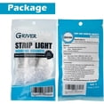 thumbnail image 4 of HSHDLDF Griver 100 Pack Strip Light Mounting BracketsFixing ClipsOne-Side Fixing100 Screws Included (Ideal for 10mm Wide Waterproof Strip Lights), 4 of 5