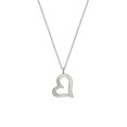 thumbnail image 1 of Sterling Silver Heart Pendant Necklace, 18", 1 of 1