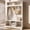 White, variant on Mintazer Entryway Coat Rack with Shoe Storage, 3-in-1 Hall Tree with 4 Shoe Cubbies, Shoe Storage Bench & Open Shelves for Entryway Bedroom Living Room, White
