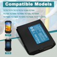 thumbnail image 2 of Batería WRUMI BT-000318 de 5200 mAh para escáner Zebra TC77, 2 of 6