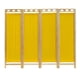 thumbnail image 1 of Biombo Mampara Madera DE Pino Natural 4 Paneles Amarillo MARDAM, 1 of 1