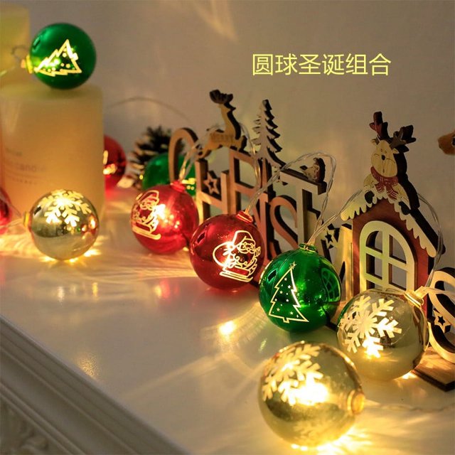 Guirnaldas de luces navideñas con bombillas incandescentes para decoración de interiores, guirnaldas de árboles de Navidad, cumpleaños, bodas, festivales