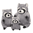 thumbnail image 2 of Realistic Raccoon Plush Toy Doll - Fun Children's Plush Toys, Super Soft Stuffed Animals, Cute Plush Animals in Zoos, 2 of 4