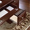 thumbnail image 4 of Bowery Hill Engineered Wood 6-Drawers Executive Desk in Select Cherry, 4 of 7