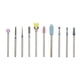 thumbnail image 1 of 10 brocas para uñas, limpiador de cutículas, cepillo para polvo, cerámica TFixol Brocas de pulido, 1 of 7