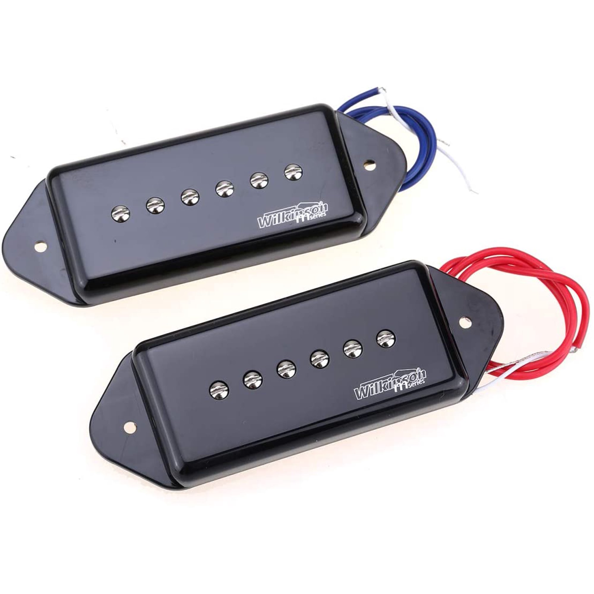 Wilkinson Low Gauss Iconic Sound Ceramic P90 Dogear Style Single Coil Pickups Set For Sg Lp Electric Guitar Black Walmart Canada
