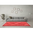 thumbnail image 3 of Ahgly Company Indoor Square Oriental Red Traditional Area Rugs, 8' Square, 3 of 4