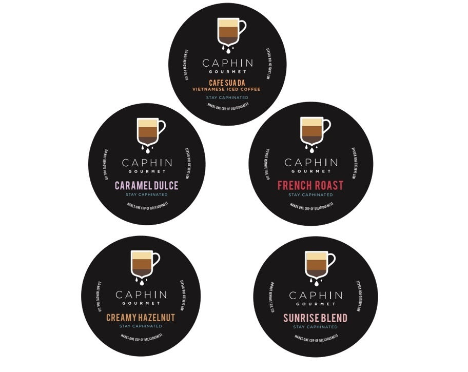 100 Count Variety Pack Caphin Gourmet Single-Serve Coffee Pods for Keurig K Cups Brewers (100 Count Compatible with 2.0)