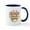 White/Navy Inside, variant on CafePress - Line Dancing Sparkles Mug - 11 oz Ceramic Mug - Novelty Coffee Tea Cup