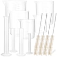 thumbnail image 3 of 13Pcs Graduated Cylinders and Beakers Set with Test Tube Brushes Liquid Measuring Tools for Lab, 3 of 8