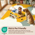 thumbnail image 4 of Design&I 8'x10' Washable Area Rug Sleek Flatweave Pet Friendly Motif Minimalist Block Large Classroom Playroom Abstract Plush Refined for King Size Bedroom, Under Bed, 4 of 7