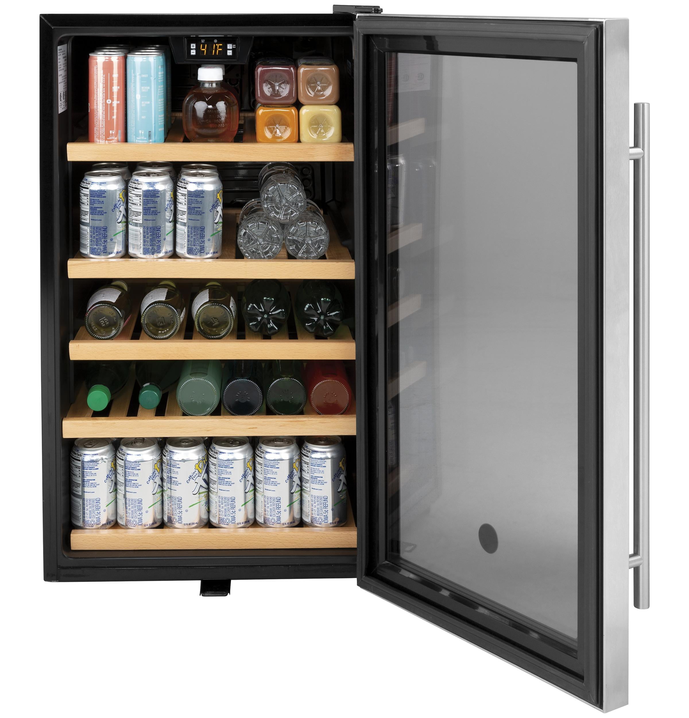 GE GVS04BQNSS 19 inch Stainless Wine Center and Beverage Center