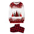 thumbnail image 2 of Pyjamas de Noël Automne Hiver Joyeux Noël Couples Pyjamas Animaux Femmes Pyjamas de Noël en Coton Biologique, 2 of 3