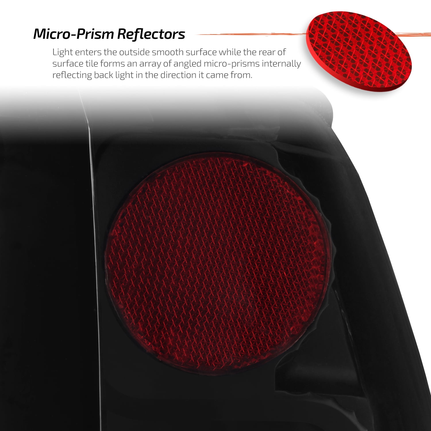 AKKON - For C/K 10 Sierra Jimmy Blazer Suburban Yukon Tahoe Escalade Denali Black Smoked Tail Light Signal Brake Lamps