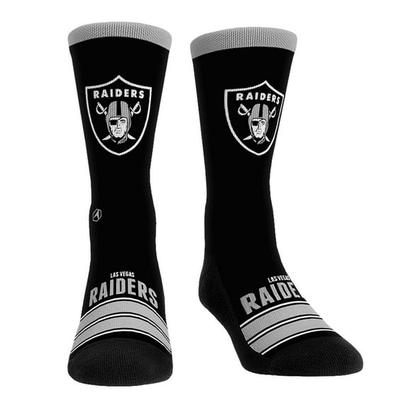 Unisex Rock Em Socks Las Vegas Raiders Gametime Stripe-Crew Socks