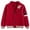 Brick Red, variant on lnmuld Winter Coats for Boys Winter Coat Kids School Sweater Cardigan Color Block Lapel Knit Jacket Size:3-4 Years