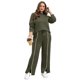 thumbnail image 5 of Conjuntos de Salón para Mujer, Conjuntos de 2 Piezas para Otoño, Pantalones Anchos, Conjuntos A Juego, Ropa de Mujer Verde M, 5 of 8