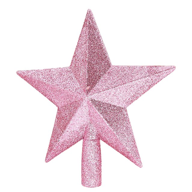 Árbol De Navidad Con Forma De Estrella De 20cm, Adorno Para árbol De Navidad Con Purpurina Para Decoración Del Hogar Y Fiesta