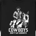 thumbnail image 3 of Yellowstone - Rip Cowboys Don't Say Goodbye - Men's Crew Neck Fleece Pullover, 3 of 6