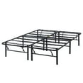 Rest Haven 14" Black Steel Platform Bed Frame, Full