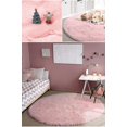 thumbnail image 2 of Fluffy Round Rug Carpets For R Faux Fur Rugs Kids P Rugs For Bed Shaggy Area Rug Mats, 2 of 3