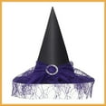 thumbnail image 6 of Yoyauz Halloween Black Mesh Witch Hat, Women'S Evil Hat With Lace Veil, Halloween Costume Accessories, Role-Playing Party, 6 of 6