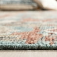 thumbnail image 5 of Safavieh  Hand-knotted Izmir Anjali Traditional Oriental Wool Rug with Fringe Blue/Light Brown 9'  x  12' 9' x 12' Brown, 5 of 5