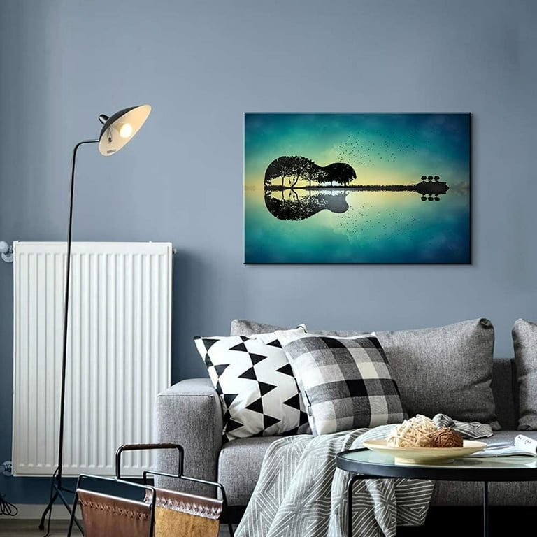 Guitar Decor Guitar Poster Guitar Wall Art Music Posters Music
