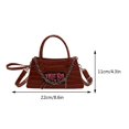 thumbnail image 4 of Bolsa Bandolera Bolsa bandolera para mujer Bolsa de hombro con diseño de piedra informal Bolsas de mano de tendencia para chicas geniales Sywqhk Para Estrenar, 4 of 4