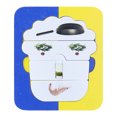 thumbnail image 2 of Funny Puzzle Board, Wooden Face Jigsaw Thinking Training Hand Eye Coordination Ability  For Home For Kids, 2 of 8