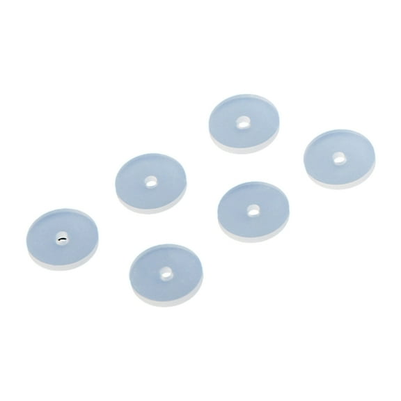 ZPAQI 100pcs Silicone Earring Backs Earring Stoppers Practical Disc Pads for Jewelry