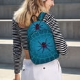 thumbnail image 5 of Yiaed Spider And Cobweb Print Print Laptop Backpack Travel Canvas Backpack Vintage Aesthetic Backpack for School Knapsack Backpack Backpack for School-Medium, 5 of 5