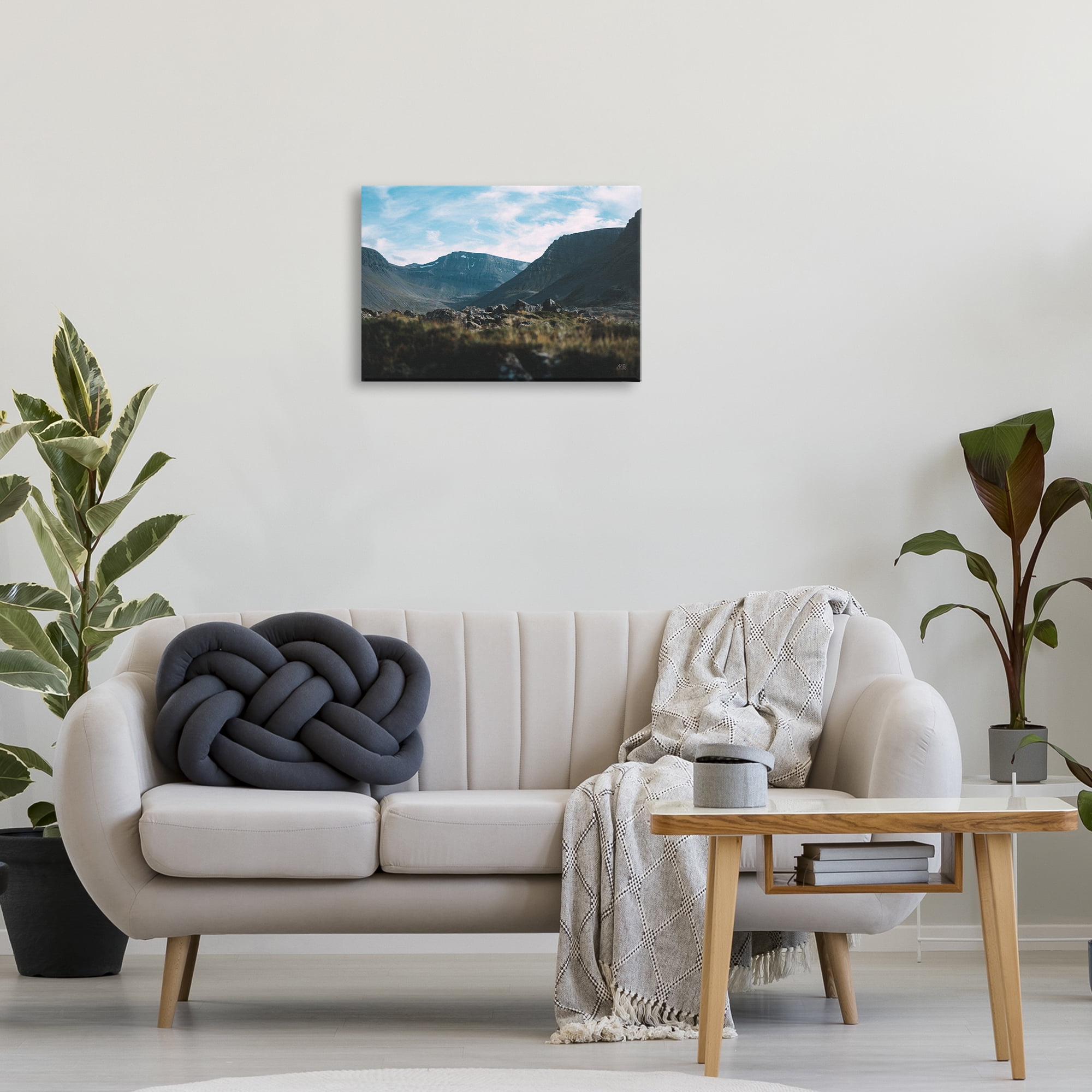 Stupell Industries Iceland Hike Landscape Landscape & Nature Photography Wrapped Canvas Art Print Wall Art, 24 x 16