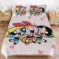 thumbnail image 6 of The Powerpuff Girls 3 Pieces Bedding Set 3D Printed Lightweight Bed Quilt Set Comforter Cover Set for Girls Kids Teens, 1 Quilt Cover 2 Pillowcases 79"x90", 6 of 8